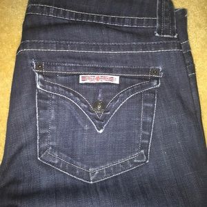 Hudson jeans with little distress